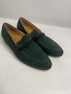 Daniel Wafer Green Suede Loafer Men’s 10